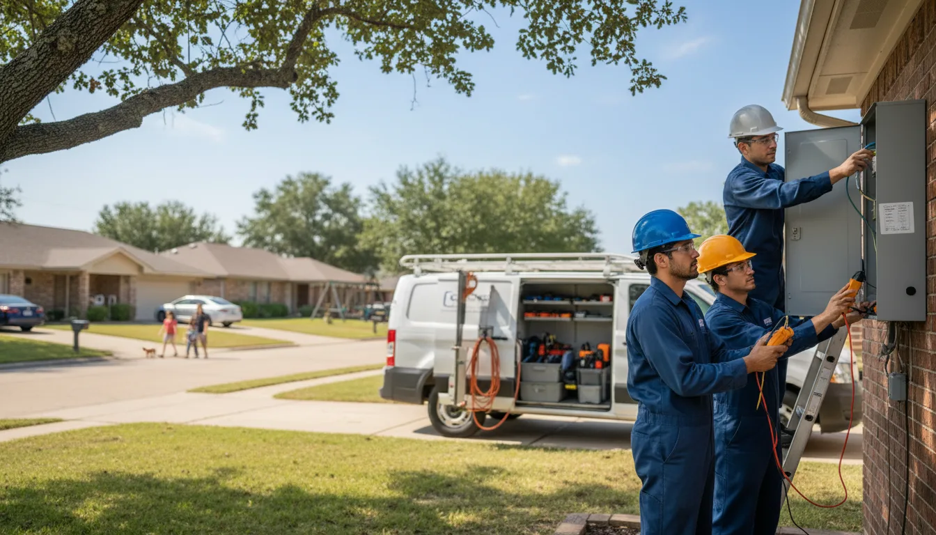 Certified electrician providing emergency electrical services in Paton, IA